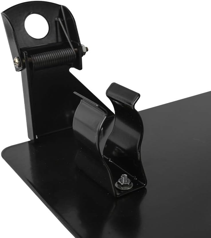 ESUPER Flip-Up Winch Roller Fairlead Stainless Steel License Plate Mount for Roller Fairlead - Image 3