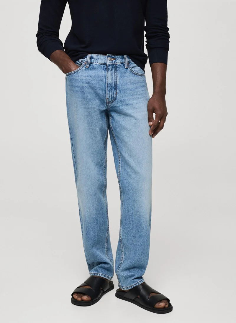 مانجو مان Bob Straight Fit Jeans