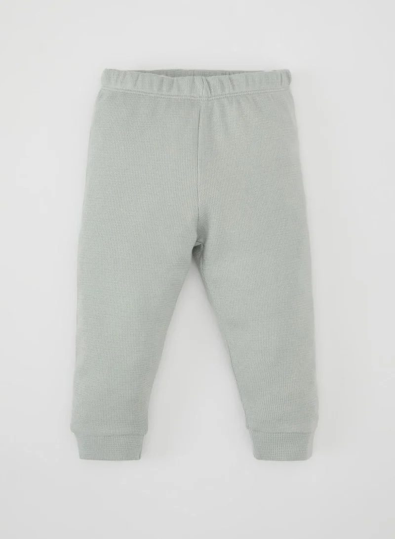 ديفاكتو 2 Piece Regular Fit Crew Neck Knitted Pyjamas