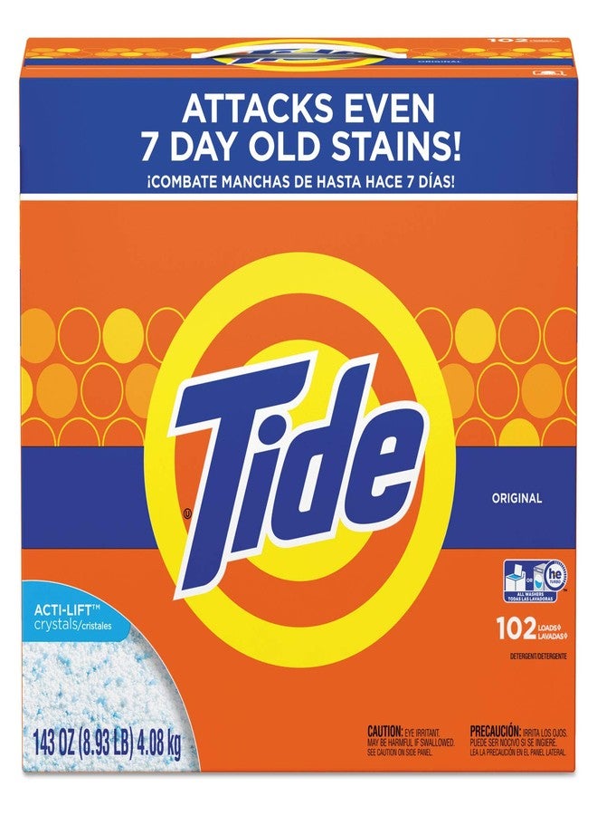 Procter & Gamble Tide 85006CT Powder Laundry Detergent, Original Scent, 143 oz Box, 2/Carton - Image 1