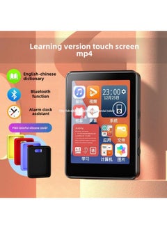 Generic English Bluetooth Mp4 Alarm Clock Mp3 Student Edition P5 Novel Learning Edition Touch Walkman Watch Touch Screen Song Video-Body Color:Plastic Button Version 2.0inch-Memory Capacity:4g+ Official Standard Configuration  - Image 2