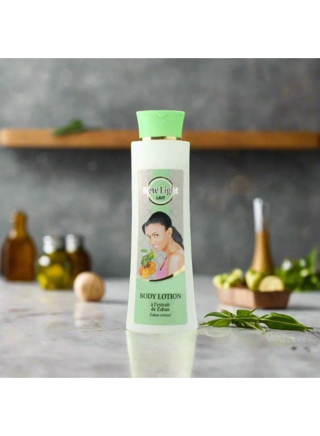 نيو لايت لوشن الجسم الجديد الخفيف لتفتيح البشرة بخلاصة الزبان، يرطب وينعم ويفتح لون البشرة، 400 مل - Image 2