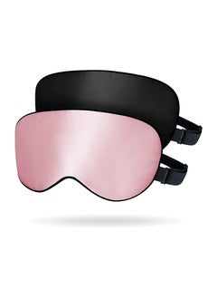 NNEWVANTE Silk Sleep Mask,2 Pack 100% Real Natural Pure Silk Eye Mask with Adjustable Strap,Eye Mask for Sleeping,Eye Sleep Shade Cover, Blocks Light Reduces Puffy Eyes Gifts  - Image 1