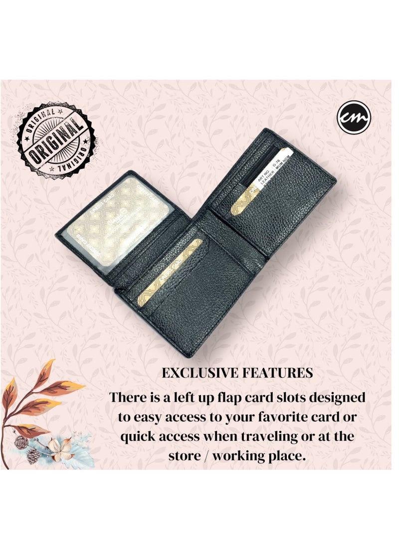 Classic Milano - Classic Milano Wallet for Men - Genuine Leather Card Holder Wallet, RFID Blocking Bifold Mens Wallet with Coin Pouch, Slim Wallet for Men, Durable Man Wallet - Ideal Gift - Image 1
