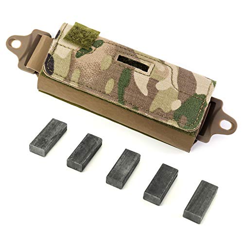 QWORK Helmet Counterbalance Weight Bag, Tactical Helmet Counterweight NVG Pouch Compatible with OPS Fast BJ PJ MH Tactical Helmets/Helmet Accessories - Image 1
