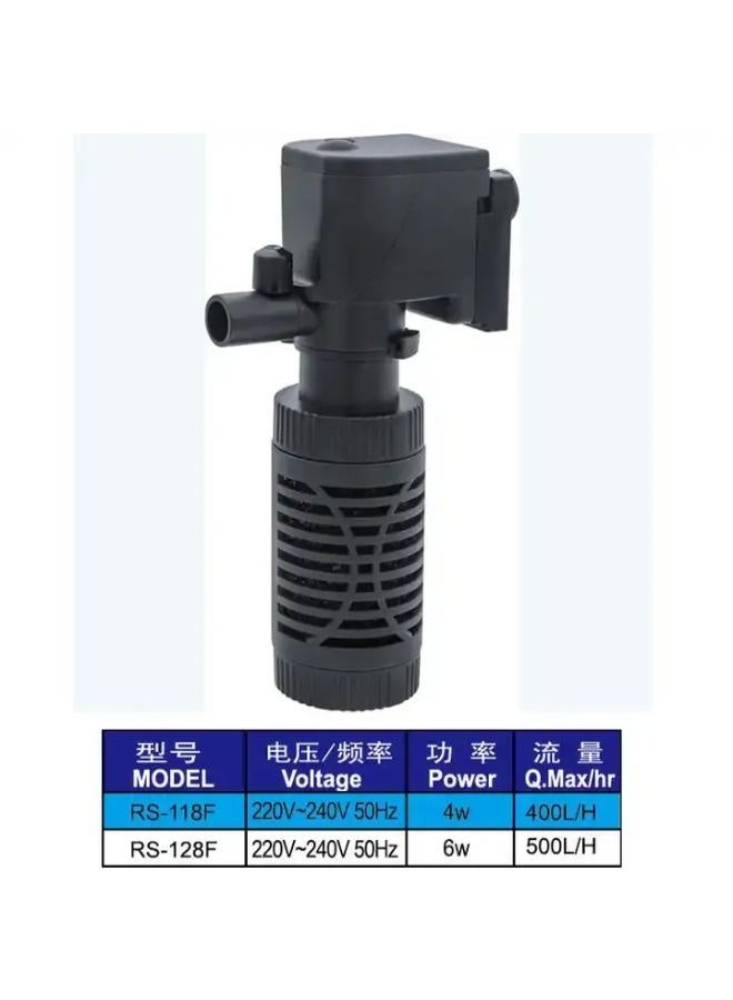 RS Electrical (RS-118F / RS-128F) - Aquarium Internal Filter – Efficient Submersible Water Filter for Aquariums - Image 5