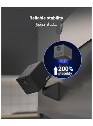 CB2 Security Camera with Battery, 1080p WiFi camera, Mini Camera with Smart Human Motion Detection, Two Way Talk, Install with Magnetic Base, Night Vision, Supported Cloud & SD card Storage（Black） - view 5
