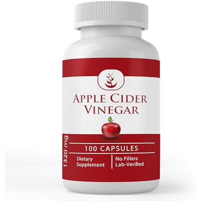 Pure Original Ingredients Apple Cider Vinegar, (100 Capsules) Always Pure, No Additives Or Fillers, Lab Verified - Image 1