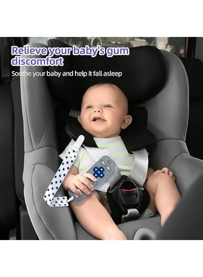 عضاضة سيليكون آمنة للأطفال بتصميم جهاز تحكم عن بعد، لعبة تسنين لطيفة للرضع من عمر 0 إلى 18 شهر، خفيفة وسهلة الإمساك، تساعد على تخفيف ألم التسنين وتحفيز حاسة اللمس، آمنة للطفل وقابلة للغسل – ألعاب تسنين للأطفال – عضاضة سيليكون – ألعاب رضع - Image 4