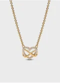 PANDORA Sparkling Infinity Heart Collier Necklace