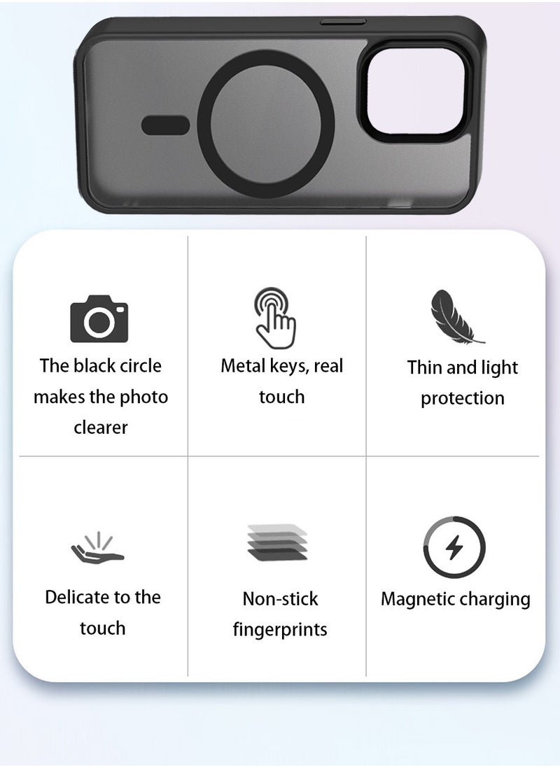 Generic iPhone 14 Magnetic Shockproof Case Durable Full-Coverage Protective Shell  - Image 2