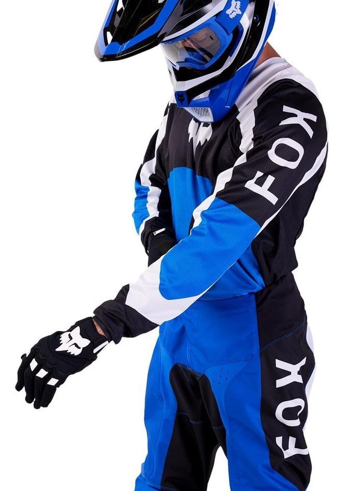 Fox Racing 180 Nitro Motocross Jersey, Blue, Medium - Image 3