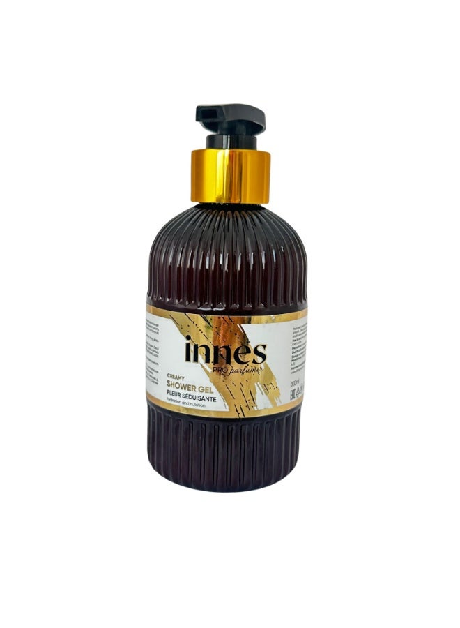 جل استحمام كريمي معطر بالزهور