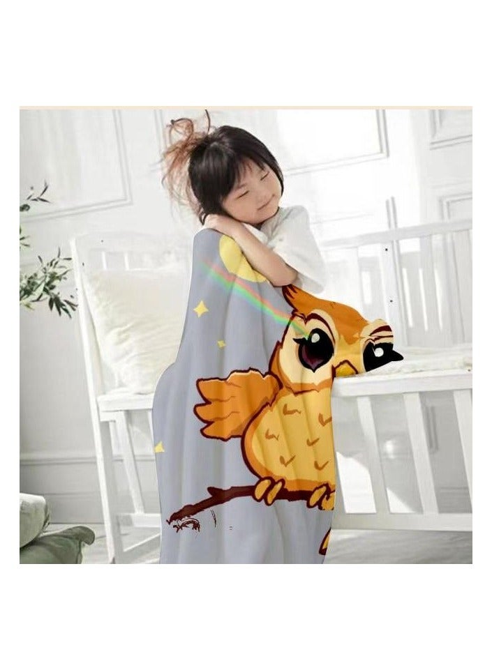 general Children's or student cartoon flannel thin blanket (warm and comfortable, suitable for sleep, games) 100cm*150cm - 1175 - Image 3