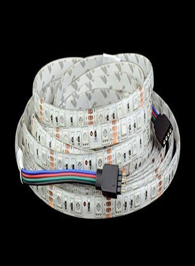 protium 12V RGB Light Strip, 5050 SMD, 60LED/m, IP65 Waterproof, 5 Meter (White PCB), Without Controller & Supply - Image 2