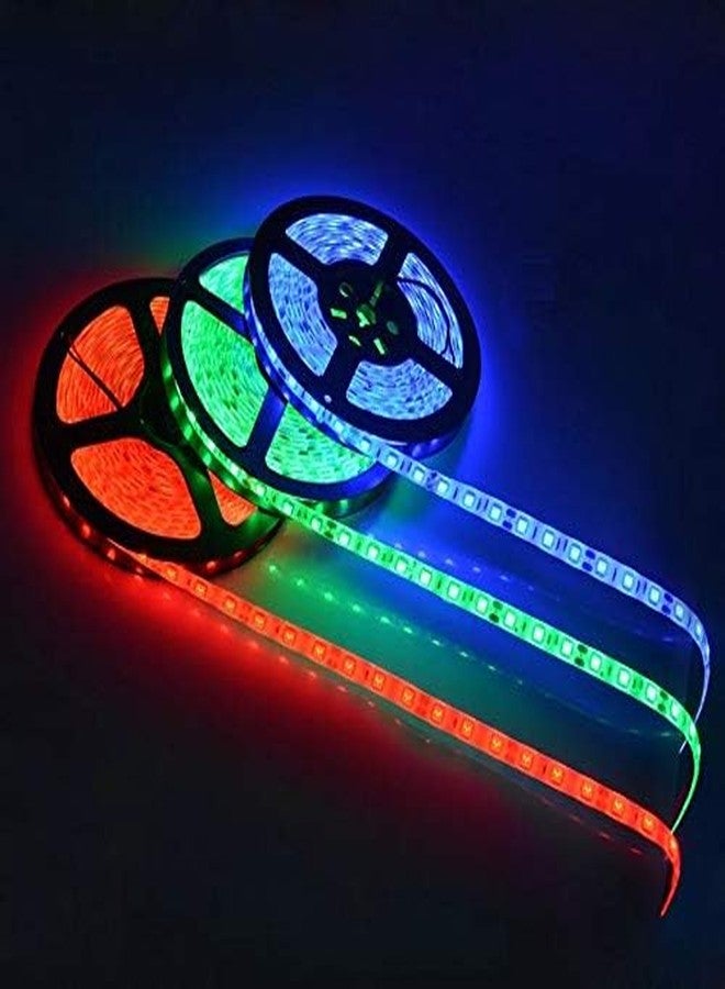 protium 12V RGB Light Strip, 5050 SMD, 60LED/m, IP65 Waterproof, 5 Meter (White PCB), Without Controller & Supply - Image 5