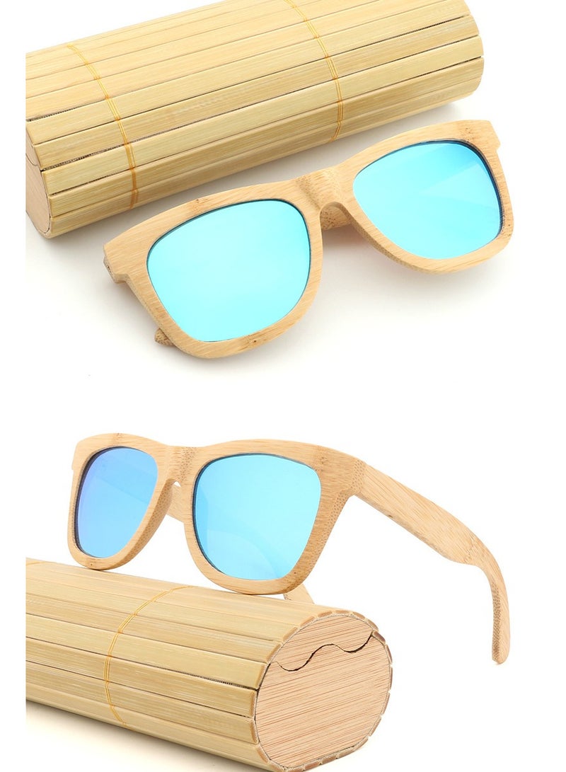 Nariele Handmade Bamboo Aviator Sunglasses