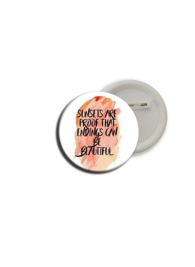D2c D2C Inspirational - Motivational Quotes Button Badges (Set of 5)  - Image 2
