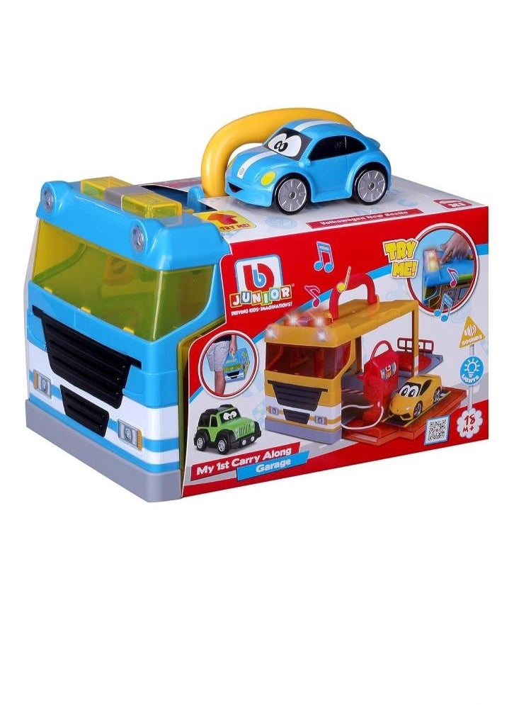 BB Junior - BBJunior My 1st Carry Along Garage - Blue - Image 1