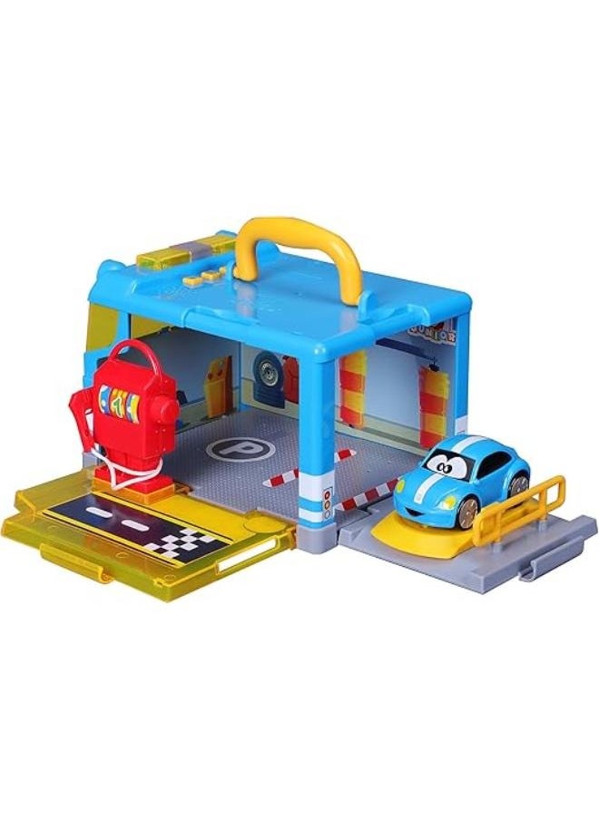 BB Junior - BBJunior My 1st Carry Along Garage - Blue - Image 1