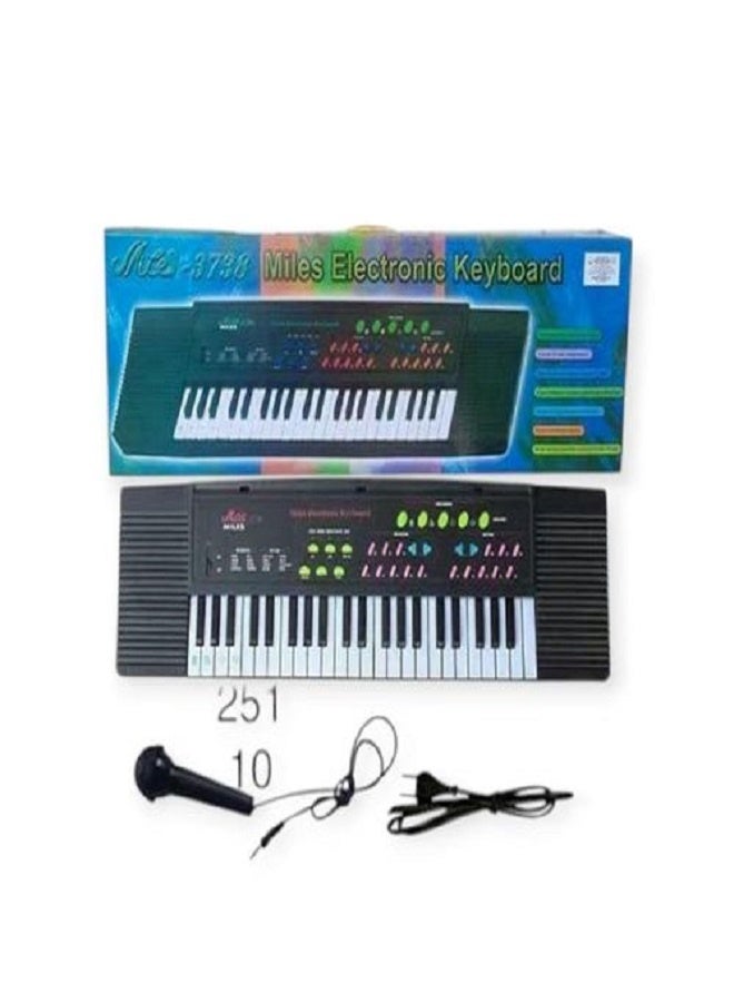 Kids 44 Keys Electronic Piano Keyboard with Microphone – Musical Toy with Lights & Recording Function-Educational Toy - Image 2