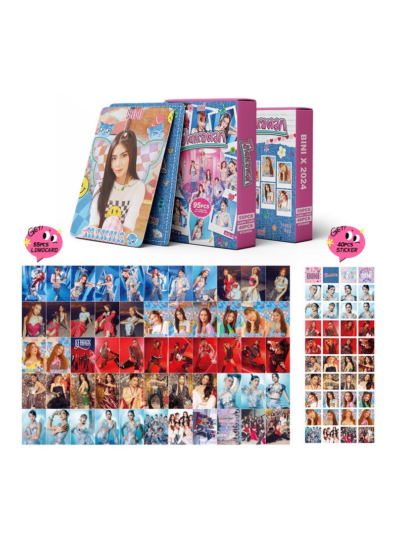 NIBEMINENT 95 Pcs BINI Talarawan Lomo Cards Card For Fans Collection Gifts - Image 1