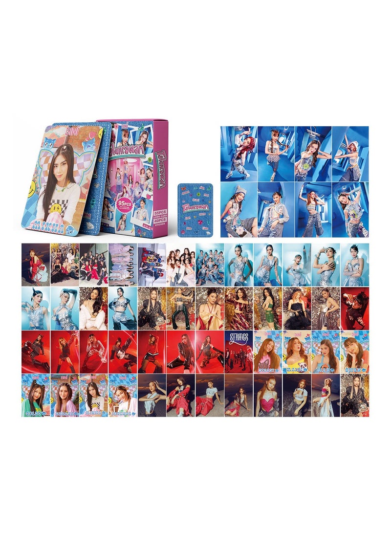 NIBEMINENT 95 Pcs BINI Talarawan Lomo Cards Card For Fans Collection Gifts - Image 2