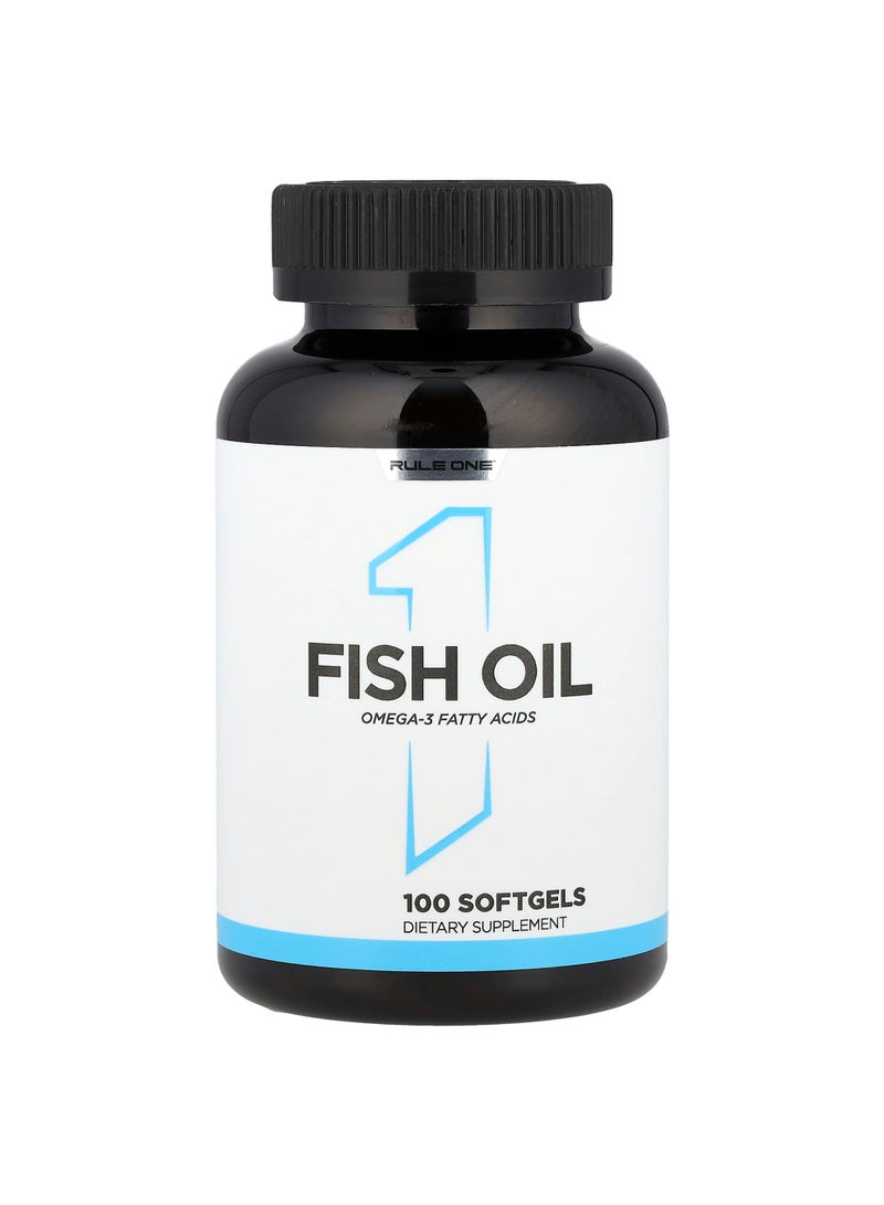 Fish Oil, 1 g, 100 Softgels