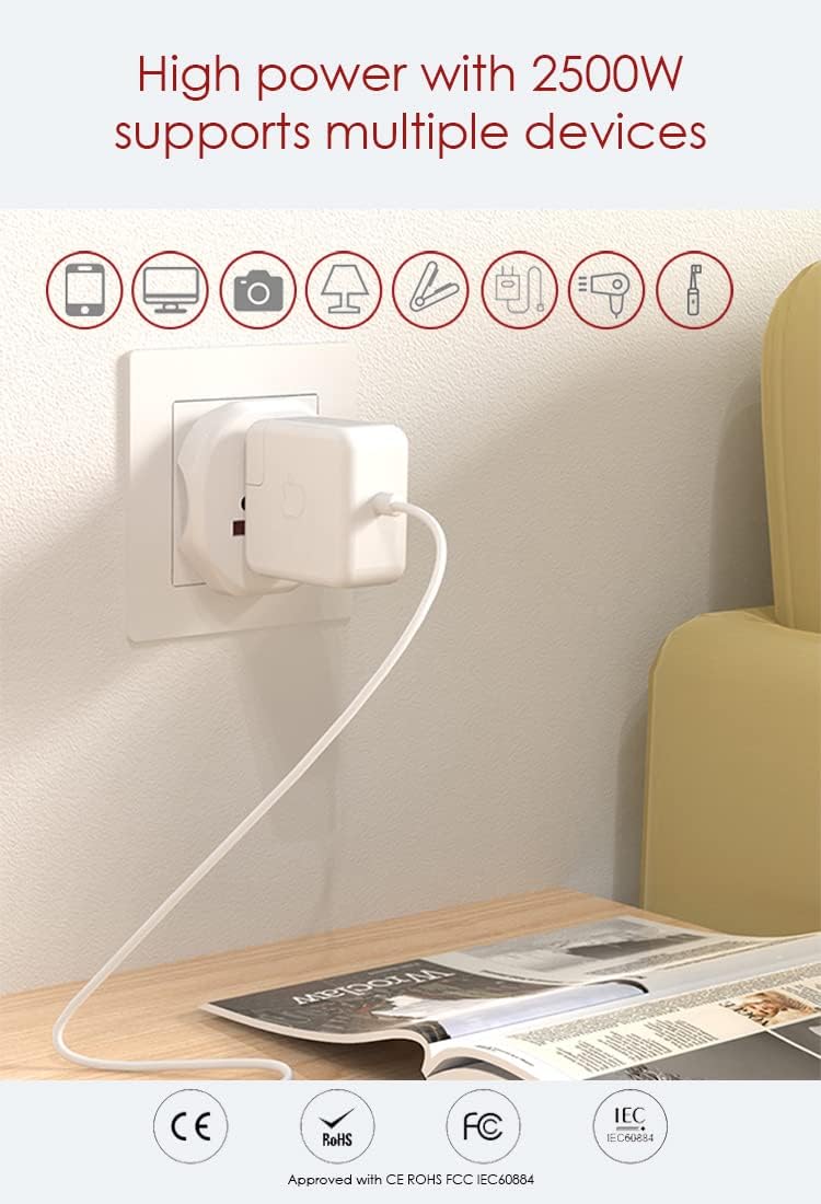 World to EU Plug Travel Adapter for All Europe EU/UK/Australia/China/Russia/Turkey/Spain Worldwide Power Outlet Converter - Image 5