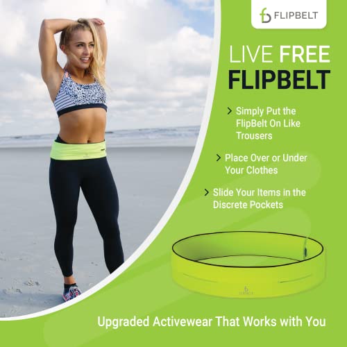 FlipBelt Men's FB0114-NEOY-S.1, Neon Yellow, Small - Image 5