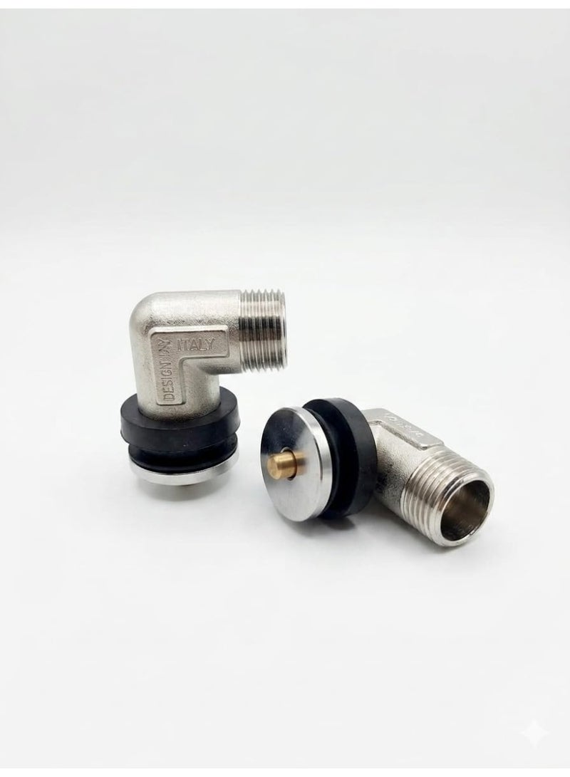 With handheld toilet base, compatible with many toilet bases, made of stainless steel, Italian design