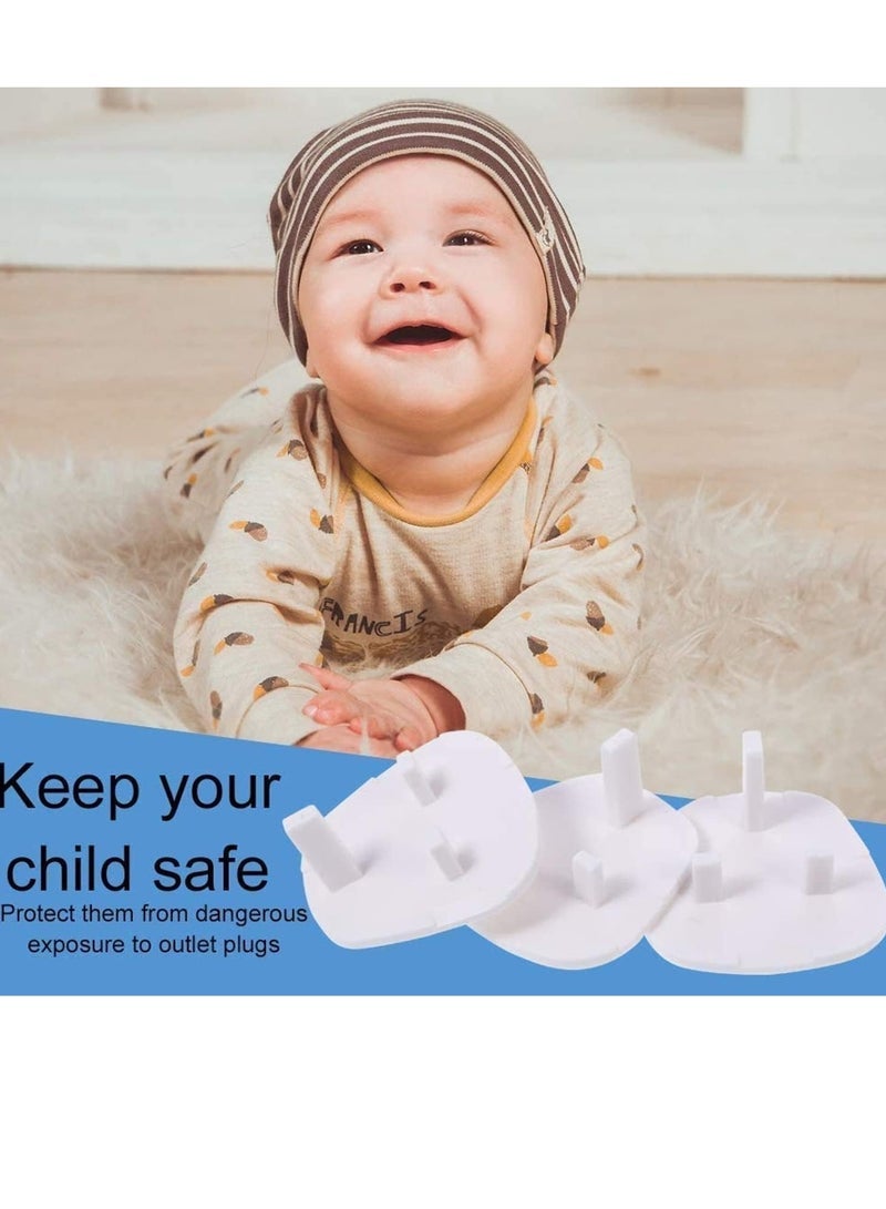 Captaintech 12pcs per Pack Baby Proofing Plug Covers, White Outlet Covers Safety Covers, Electrical Protectors for your Child and Babies at Home - Image 3