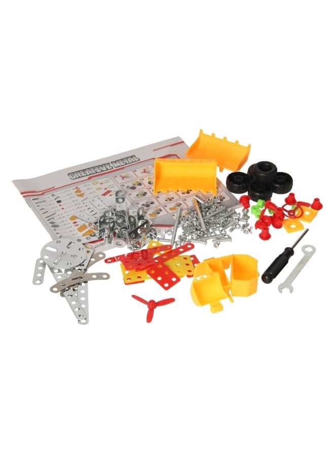 5 in 1 Metal engineering vehicle Blocks 244 Pieces -X638-4 - Image 2