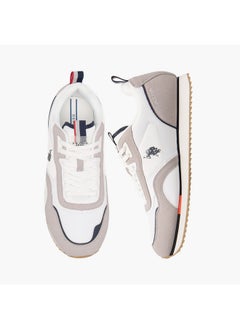 U.S. Polo Assn. Men's Logo Detail Sneakers with Lace-Up Closure  - Image 1