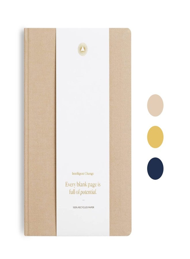 Intelligent Change Premium Daily Small Notebook With Quotes, Lined Journal, Work Notebook, A5 Journal for Writing Notes, To-Do Lists, Creative Writing - Image 1
