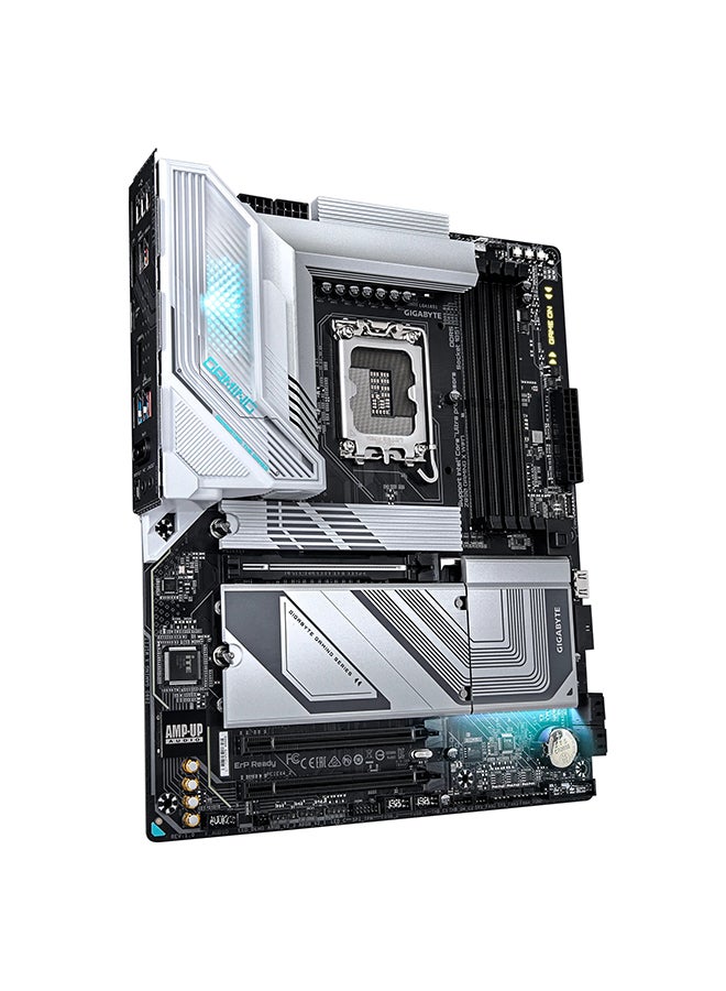 جيجابايت لوحة أم Z890 Gaming X Wi-Fi 7 LGA 1851 ATX، شريحة Intel Z890، 4x DDR5 DIMM، ذاكرة تصل إلى 256GB، Wi-Fi 7 و BT 5.4، PCIe 5.0 x16، 4x M.2، 6x SATA 6Gb/s، LAN بسرعة 2.5GbE، USB 3.2 Gen 2x2 Type-C، دعم RGB Fusion 2.0، 10+2+1 VRM رقمي، تصميم حراري معزز، Z890-GAMING-X-WIFI7 - Image 3