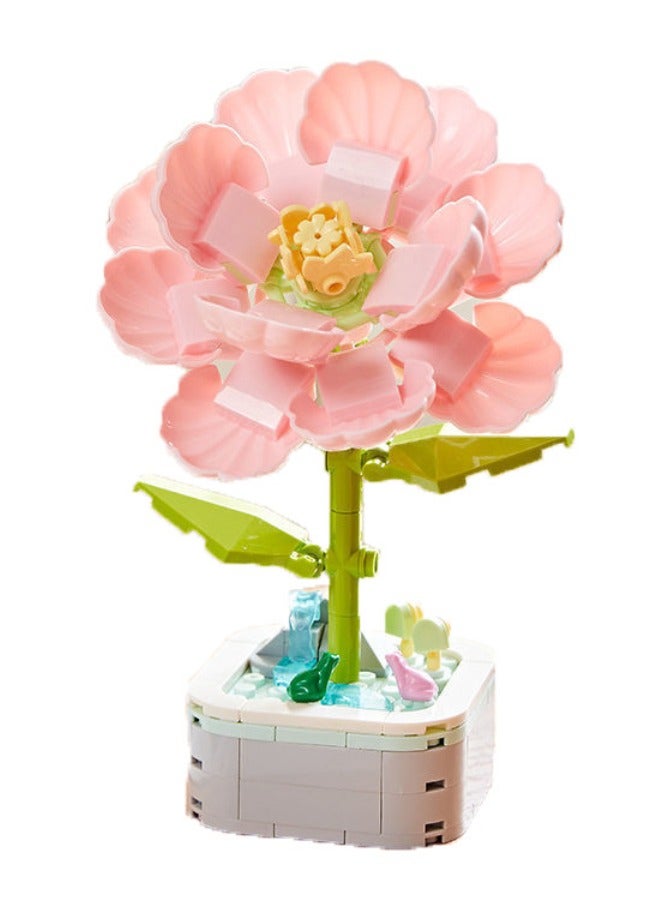 فلاور Flowers Bouquet Building Blocks, Flower Artificial Flower Toy, Decorative Home Accessories, Gift for Him and Her, Flower Collection for Adults Kids Girls Ages 7+ - Image 1