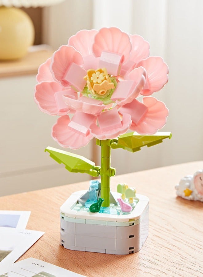 فلاور Flowers Bouquet Building Blocks, Flower Artificial Flower Toy, Decorative Home Accessories, Gift for Him and Her, Flower Collection for Adults Kids Girls Ages 7+ - Image 2