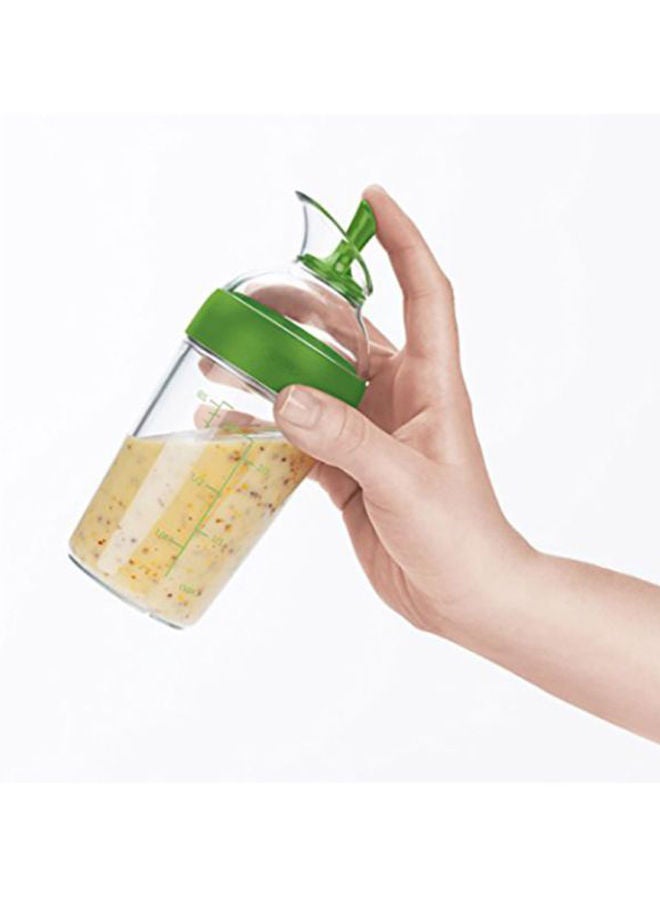 NIBEMINENT Good Grips Little Salad Dressing Shaker Clear/Green 3x4.2x9.5inch  - Image 2