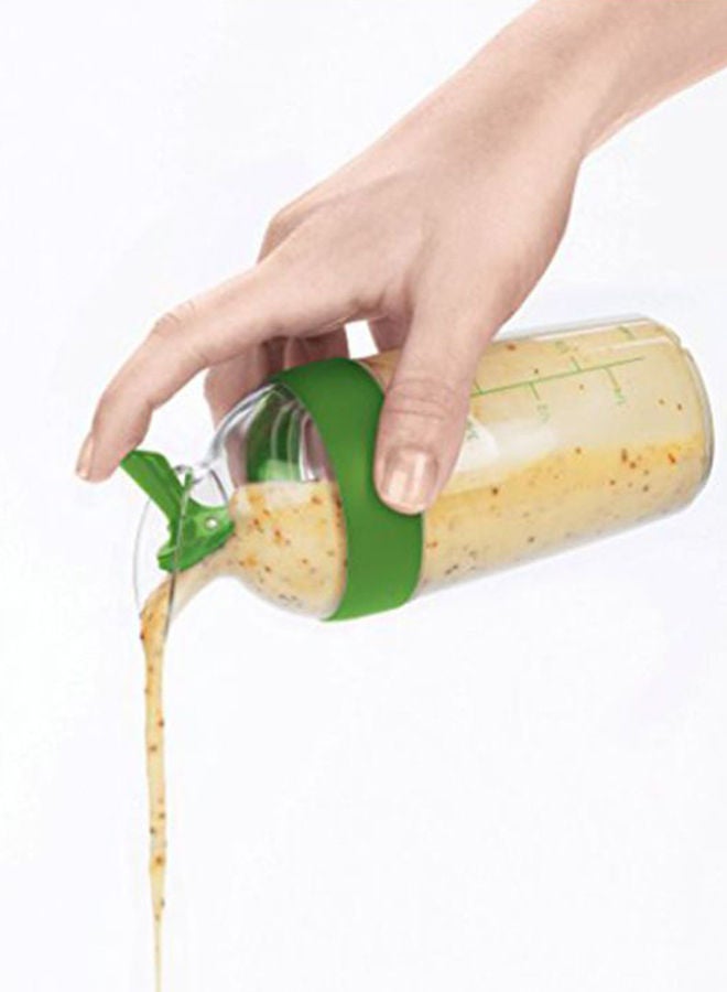 NIBEMINENT Good Grips Little Salad Dressing Shaker Clear/Green 3x4.2x9.5inch  - Image 3