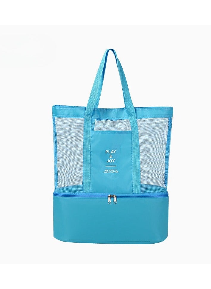 KUYING Travel Handheld Mesh Waterproof Large Capacity Bath Bag Bath Bag Storage Bag 