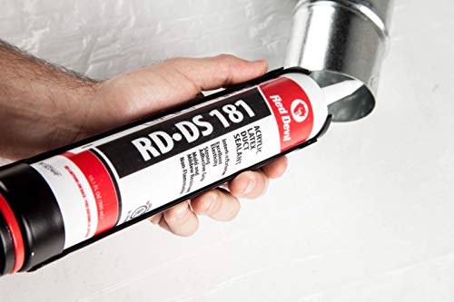Red Devil 0846DS RD-DS 181 Acrylic Latex Duct Sealant, 10.1 oz, Gray, 1 Pack - Image 3