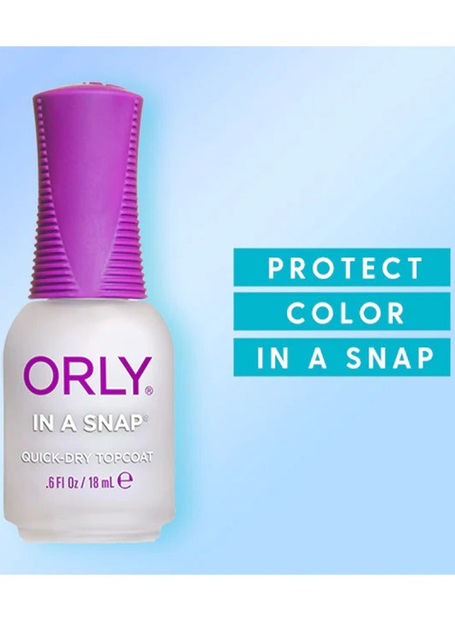 Orly In A Snap Quick Dry Topcoat 18 ml - Image 3