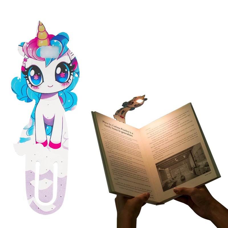 ZOCALOK Rechargeable Book Light, Lightweight Reading Light, Eye-Caring LED Bookmark Light with 3 Adjustable Modes, Portable Clip-On for Kids Bedtime Stories-1Pack - Image 1