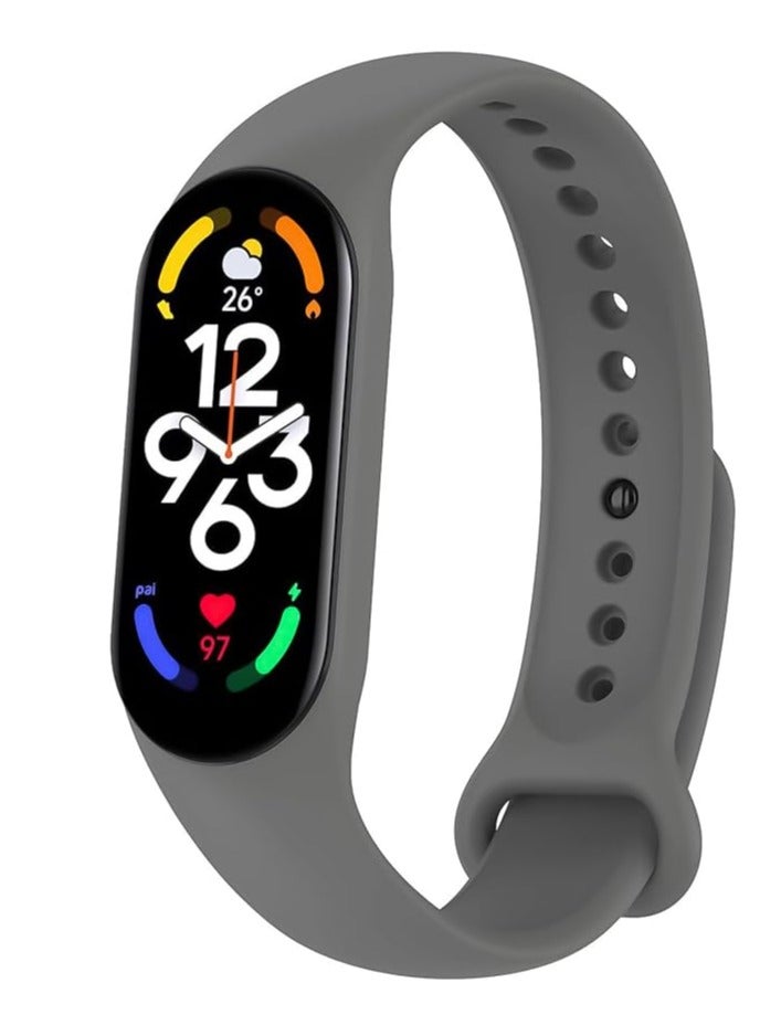 Strap Silicone Band For Xiaomi Mi Band 7/6 / 5 Breathable Strap Replacement For M5 M6 M7 Bracelet For Xiaomi MiBand 7 6 5 Smart Watch - Image 1