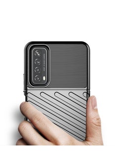 Muyixin جراب سيليكون سميك مناسب لهاتف Huawei y7a / P smart 2021 المحمول  - Image 5