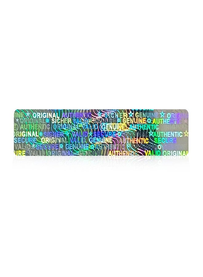 ILMBVM 450pcs Hologram Warranty Void Labels, Tamper Proof Evident Sticker, Genuine Authentic Holographic Security Seal（2x0.4inch,Silver… - Image 1