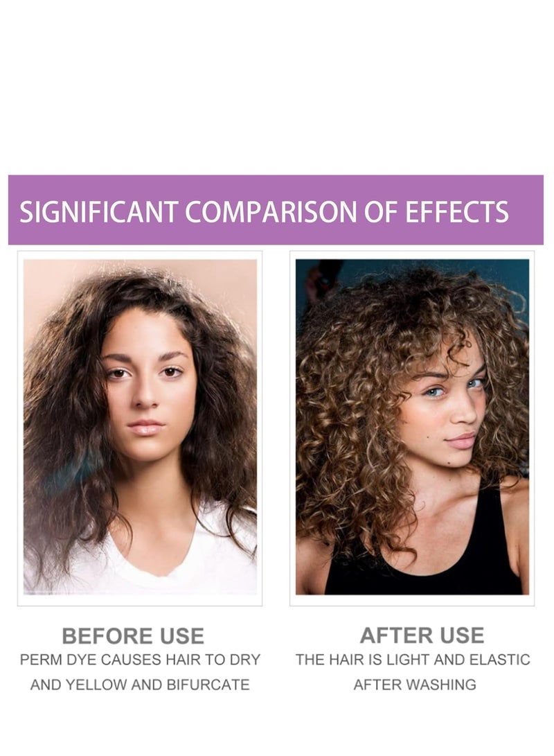 EELHOE Sculpting Curly Hair Mousse No Flaking Long Lasting Hold Defining Curls Style Shining And Moisturizing Hair Styling u0026 Shaping Cream, Long-Lasting Moisturizer with Curl Defining u0026 Heat Protection – Natural Styling Cream for All Hair Types, Provides Hold and Protects Against Damage 100ml - Image 3