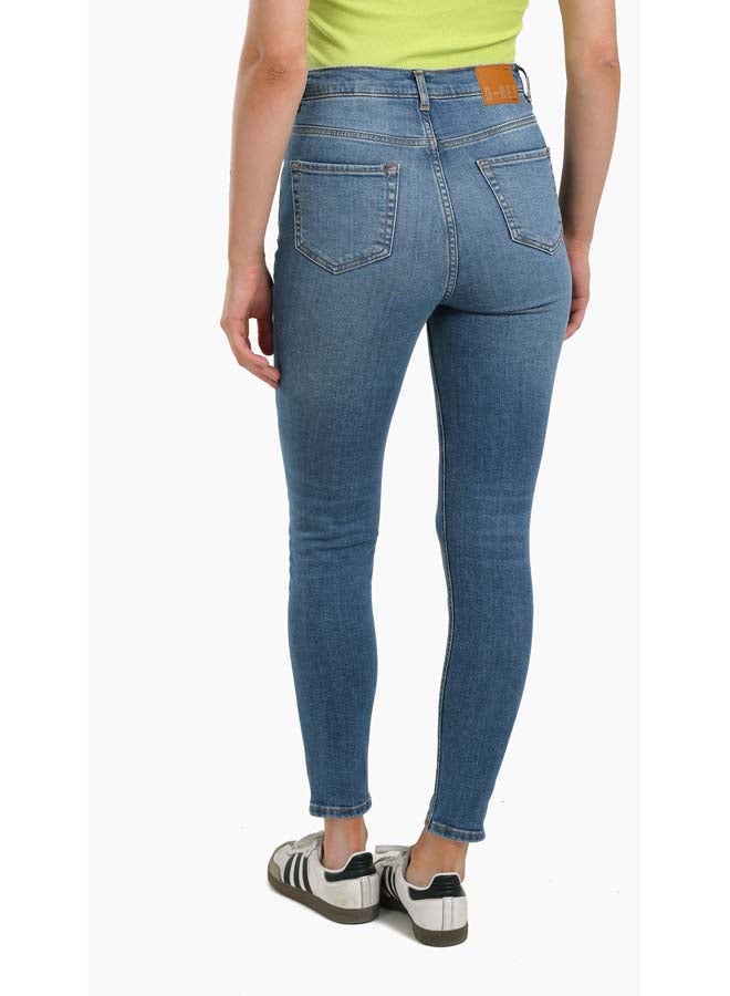 5 Buttons Closure Skinny Jeans
