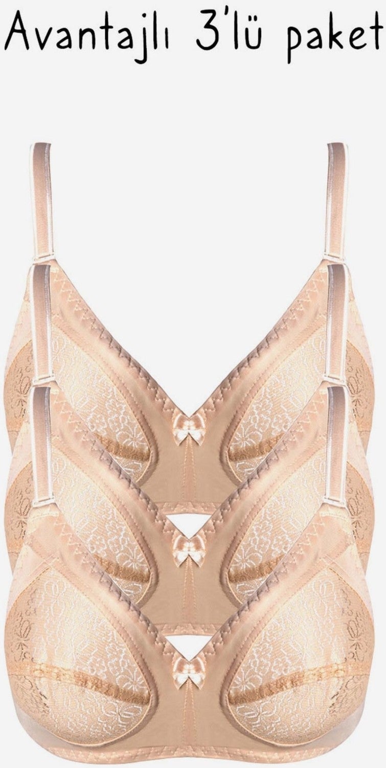 Ayyıldız 777 Skin Minimizing Bra 3-Pack  - Image 1